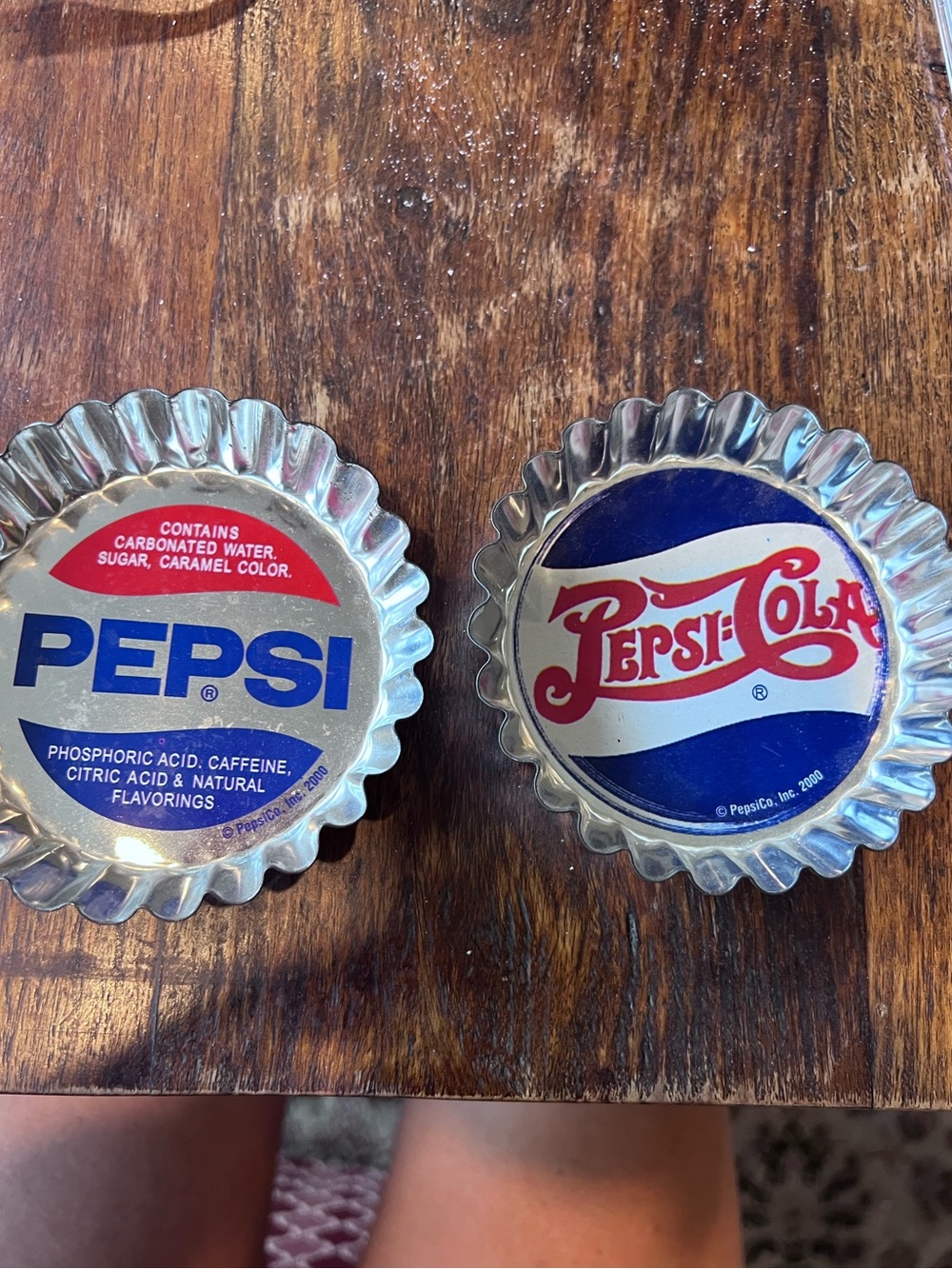Pepsi Retro Bottle Cap coaster in Blue, Red, White